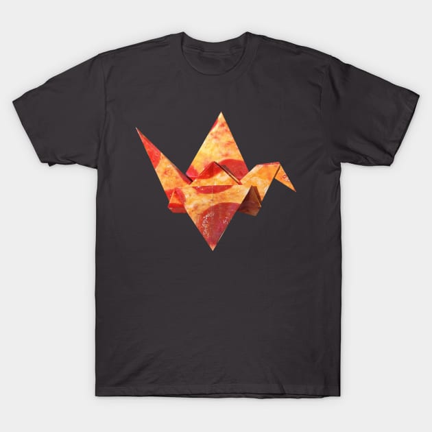 Pizza Crane T-Shirt by Art of V. Cook